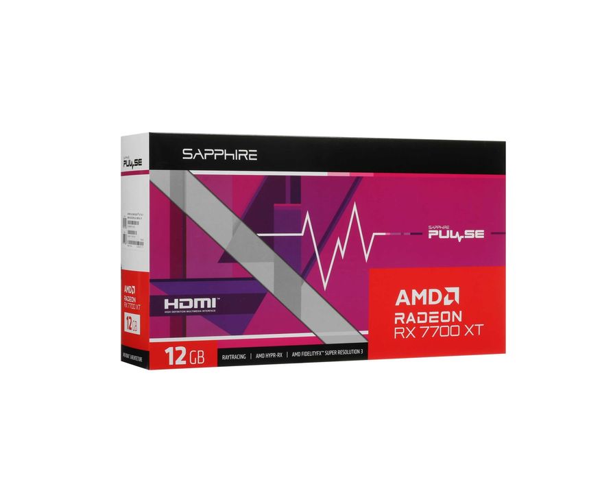 - Видеокарта Sapphire Pulse AMD Radeon RX 7700 XT GAMING 12GB GDDR6