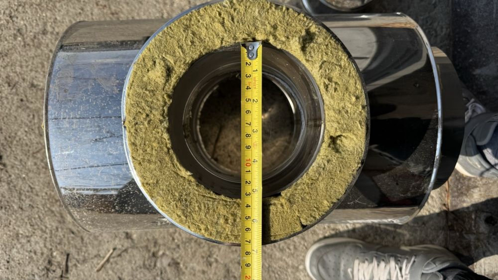 Димоотводи камини котли вата inox