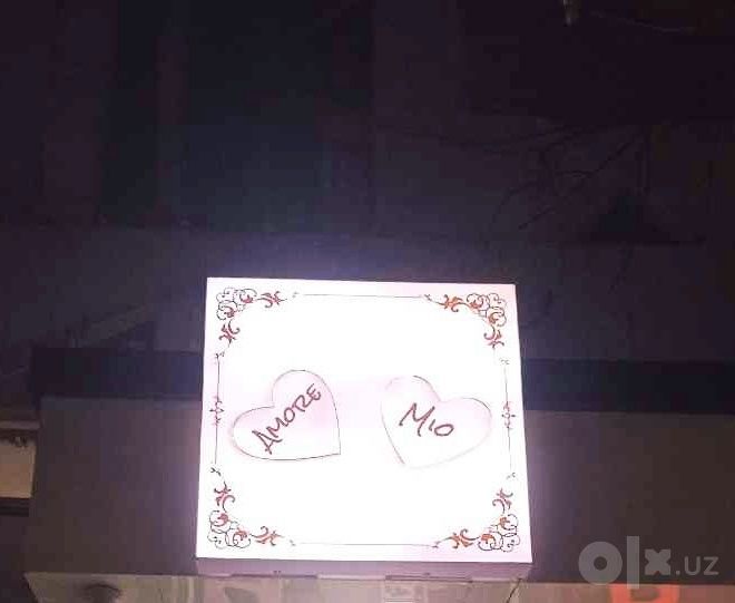 Вывеска AMORE MIO баннер название на магазин номи AMORE MIO, 330$.