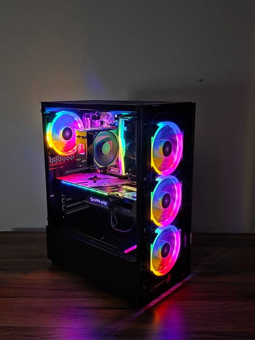 Нов | Ryzen 5600 | RX 6600 | 16 GB RAM | NVMe 512GB | Геймърски