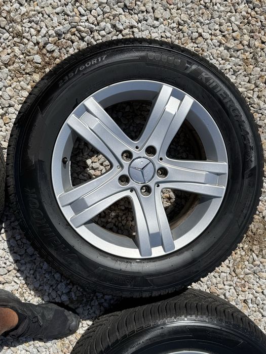4 джанти МЕРЦЕДЕС с гуми HANKOOK  235/60/17 ALLSEASON DOT 24