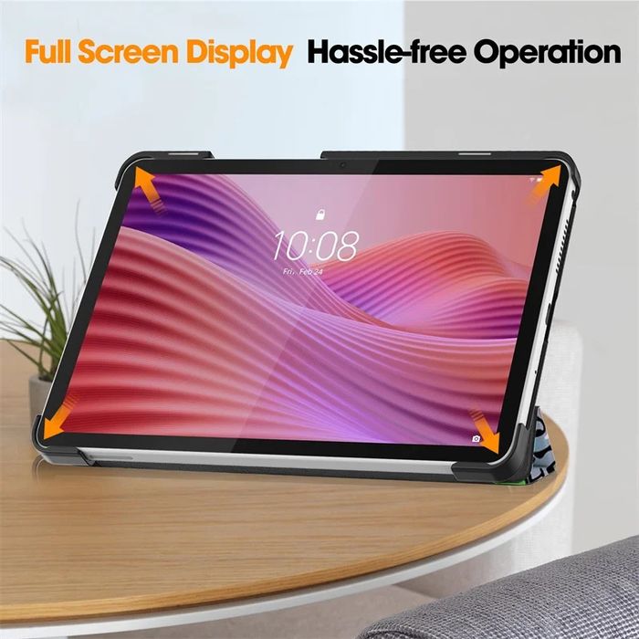 Lenovo Tab One 8.7" 2025 / Кожен калъф смарт кейс за таблет