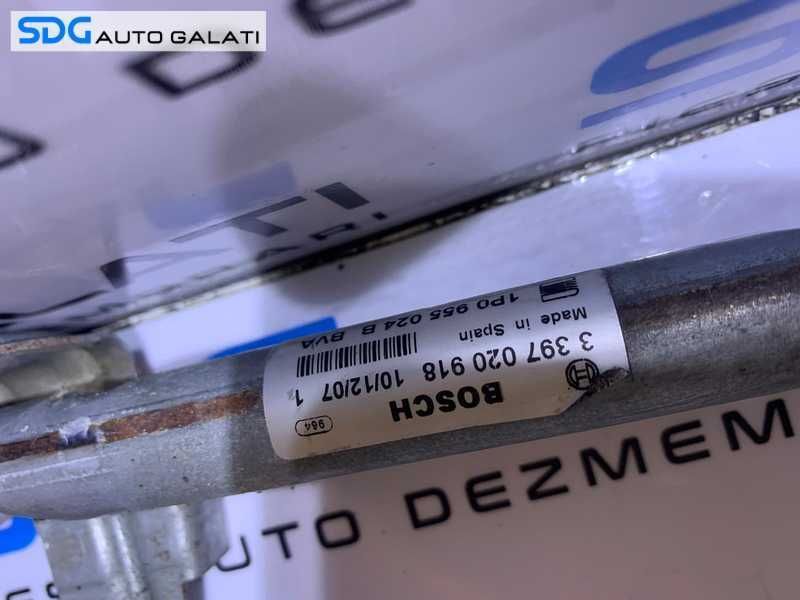 Ansamblu Brat Brate Stergator Stergatoare Parbriz Dreapta Seat Leon 1P 2006 - 2010 Cod 1P0955024B 3397020918 [M9342]