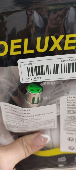 Аудио кабел 3,5мм мъжки към XLR