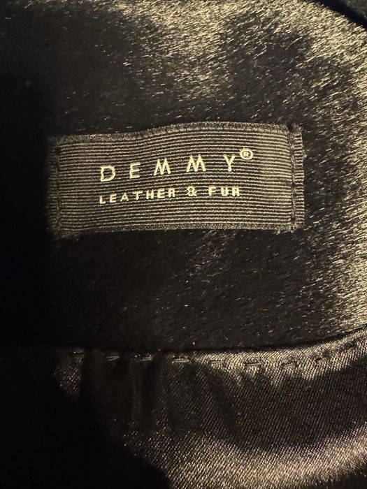 Demmy leather and fur яке/палто от косъм