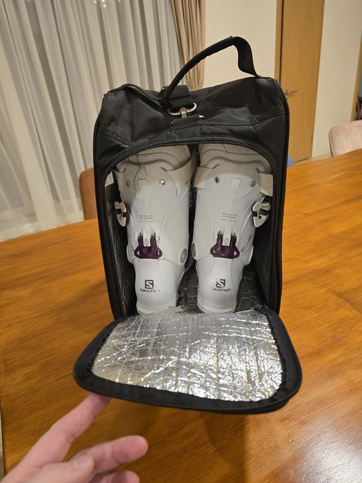 Clăpari ski Salomon QST Pro 60W – mărime 26.5 (308 mm) + geantă Strolz