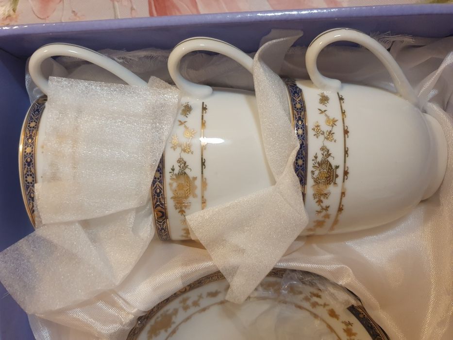 Set de cafea de 6 cești și 6 farfurii Malooki
