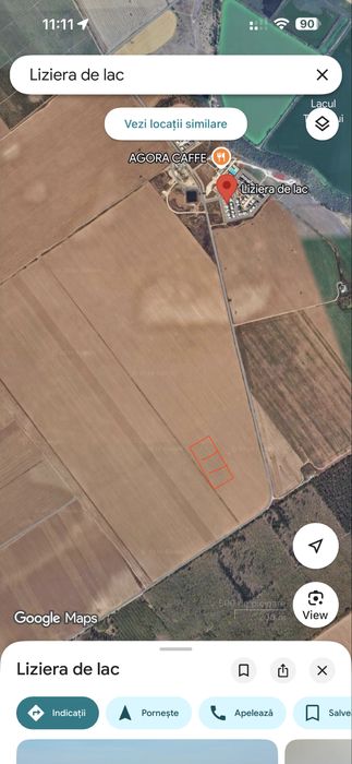 Teren Frumusani - liziera de lac