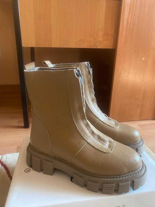 Сапоги 38 р, нат.кожа