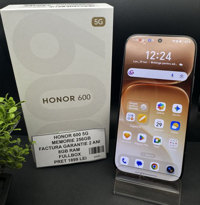Honnor 600 256GB/Factura 2 ani