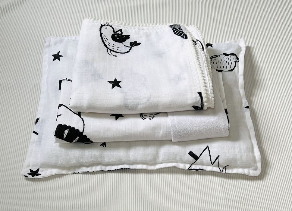 Муслиновый комплект из 3 шт.  Для самых маленьких