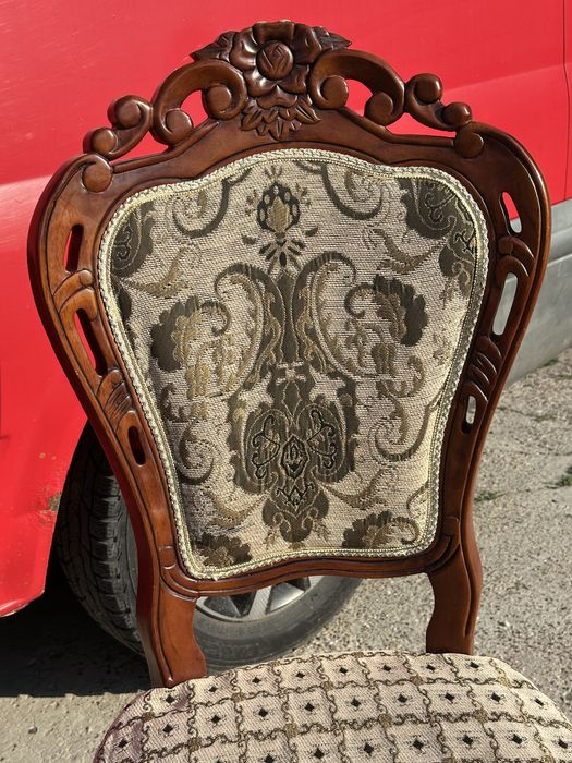 Барокови дървени столове 2 бр