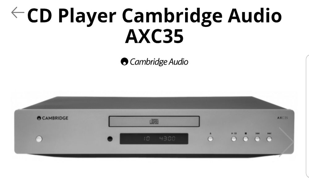 CD player Cambridge AXC 35