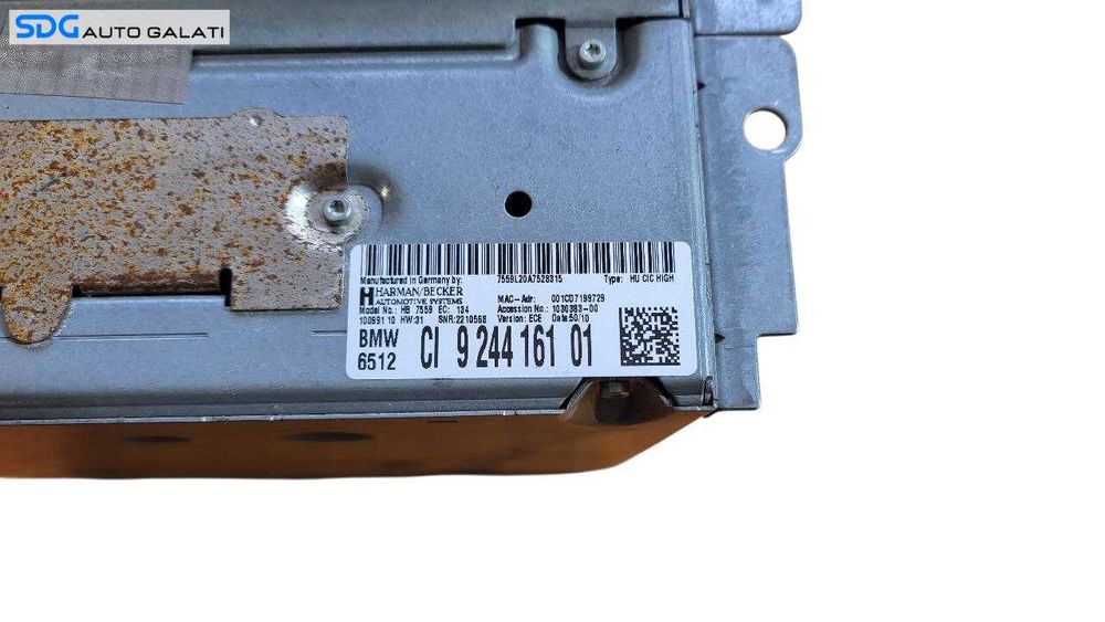 Unitate Radio CD Player Navigatie BMW Seria 7 F01 F02 F03 2008 - 2015 Cod CI924416101 9244161 [LR2211]