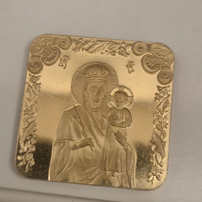 Monede argint 999.9 silver medalie  aur 8k