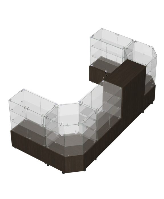 Витрина стеклянная