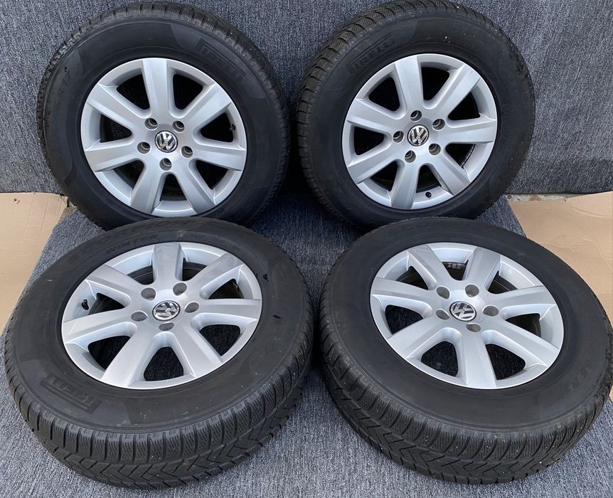 Jante De Aliaj 17” 5 x 130+Vw Touareg+Cauciucuri Iarna 235-65-17'' M+S