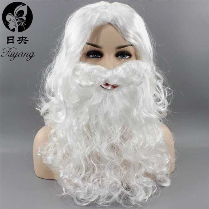 Парик и борода дед мороза