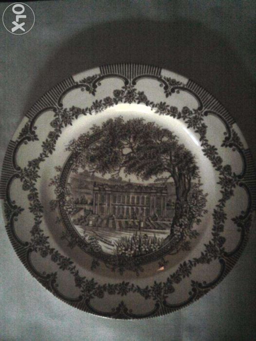 Farfurii decorative castele Anglia, platouri pt. camping