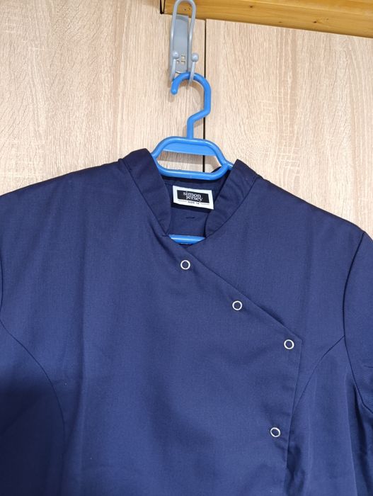 Halat bucătar/cosmetician/ ospătar damă albastru închis 46