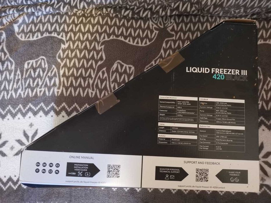Cooler ARCTIC Liquid Freezer III 420 Negru