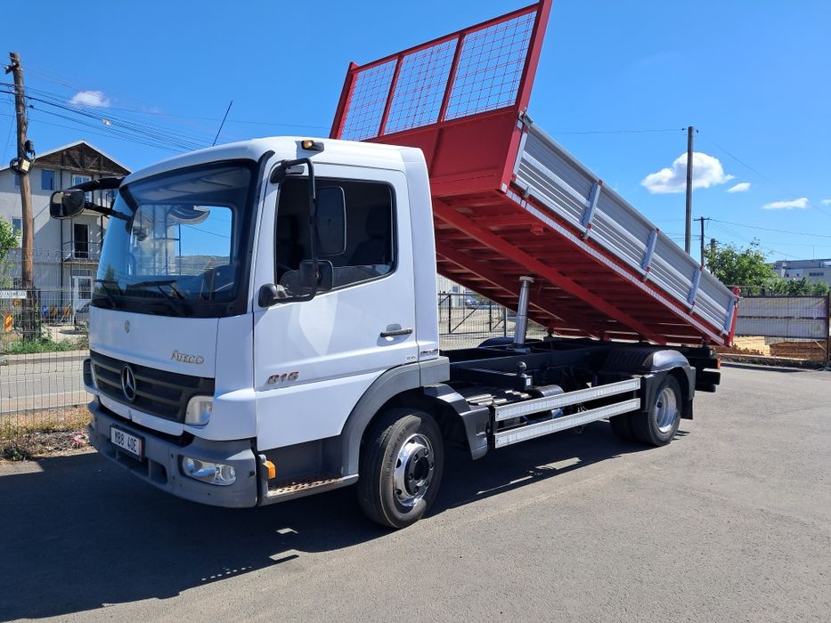 Mercedes Atego 816,an 2008,cu basculare trilaterala, Iveco, Crafter