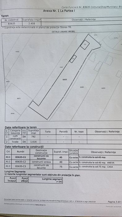 Vand casa cu 4 camere+anexa in Bradu judetul Arges