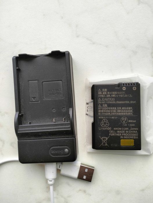 Nikon EN-EL14,  батерия и заредно