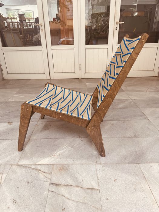 Скандинавски дизайнерски lounge стол от Швеция – mid-century стил