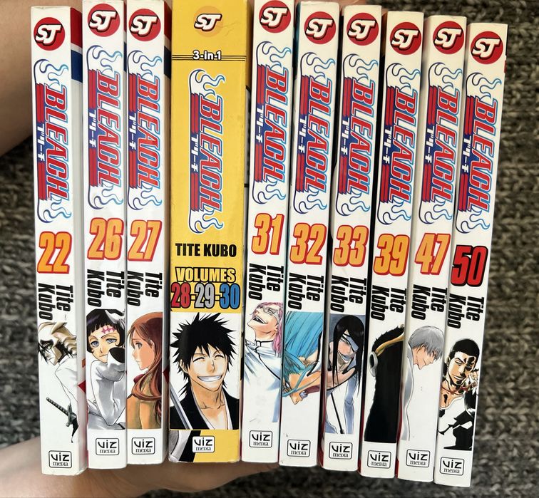 Colecție Manga - 39 bucăți, diverse serii