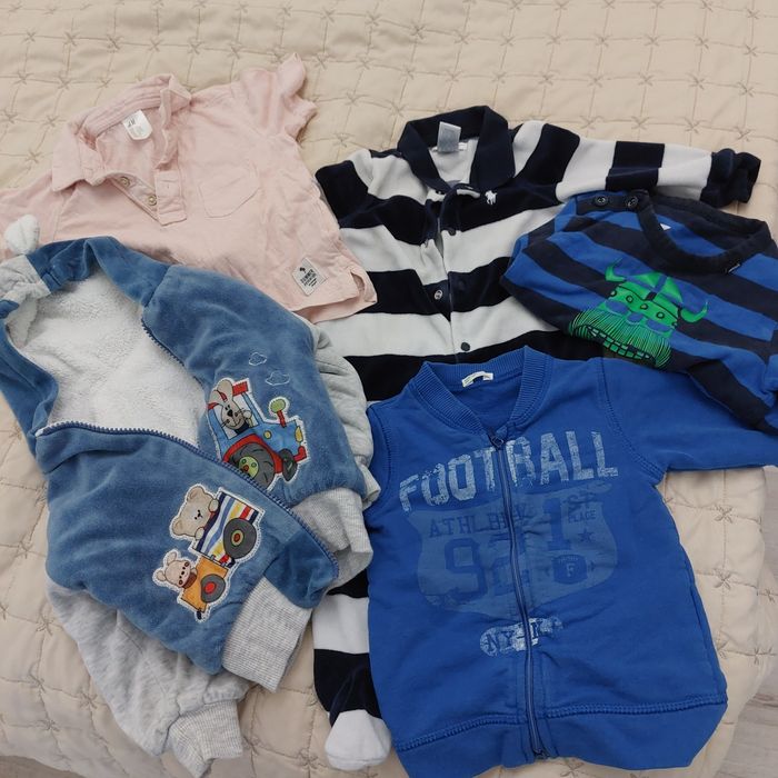 Лот бебешки дрехи 6-9 мес, 9-12 мес-Ralph Laurent, H&M,Zara,Gap,Obaibi