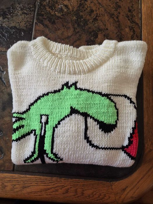 Pullover tricotat manual