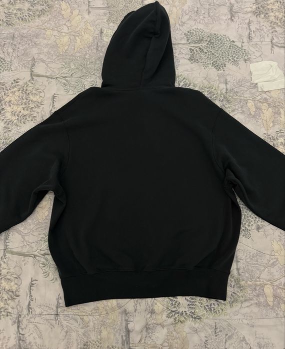 Худи черное Heron Preston с контрастным лого