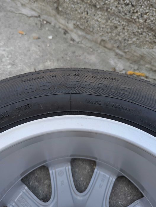 Авариен комплект гума патерица пълноразмерна с инструменти за VW/SKODA/SEAT 195/65/15" 6.5J ET 50 нови