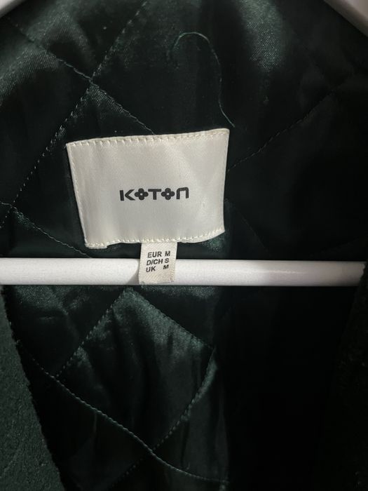 Palton dama verde inchis