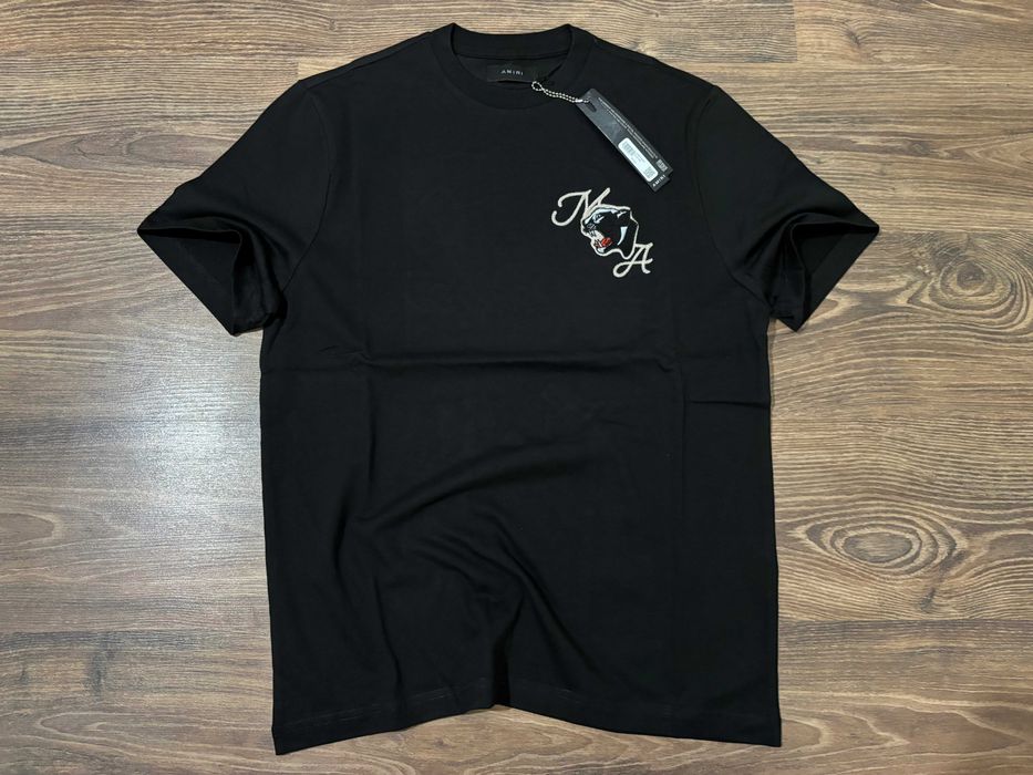 Нов Модел Мъжка тениска Amiri с Бродерия Regular Fit - S M L XL 2XL