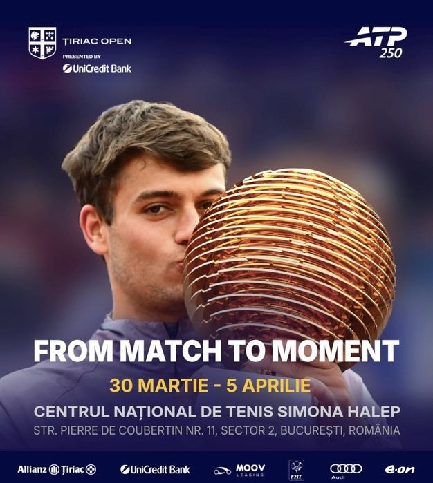 Bilete turneu tenis ATP Tiriac Open Bucuresti