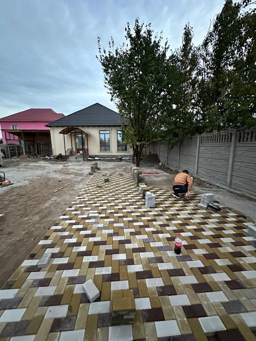 Укладка брусчатки брусчатка тратуарная плитка