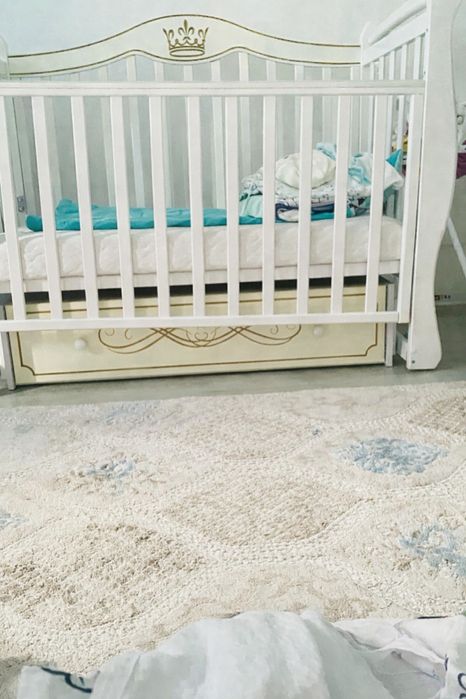 Манеж + комод слоновая кость цвет