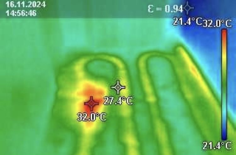 Утечка. Услуги тепловизора.