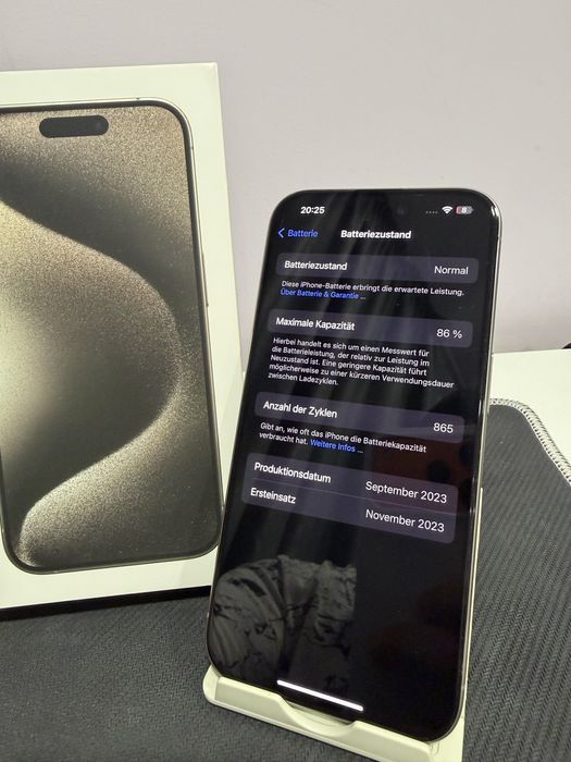 Iphone 15 Pro 128GB - Natural Titanium