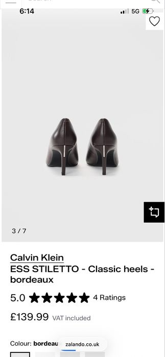 Calvin Klein “Ess Stiletto” Класически токчета