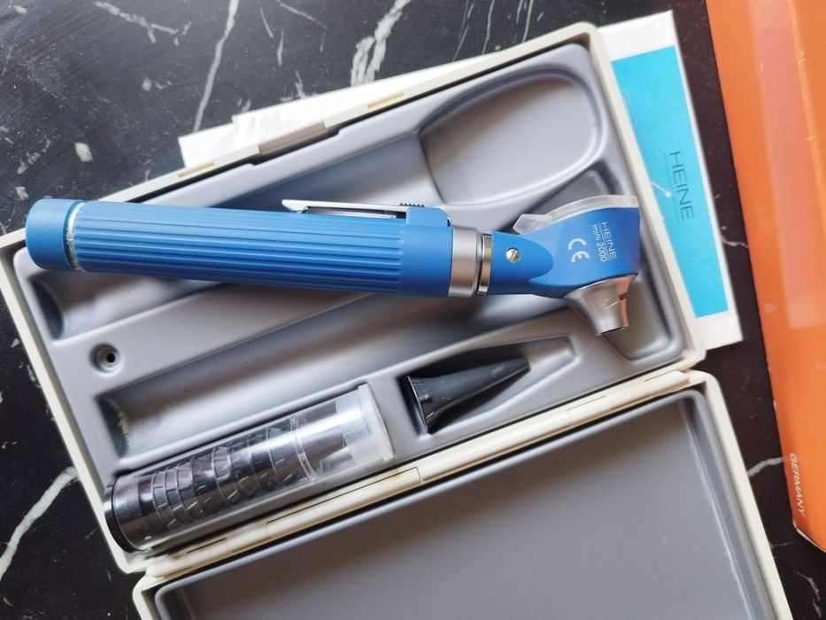 HEINE mini 2000 - Отоскоп/Офталмоскоп, медицински комплект -  Германия