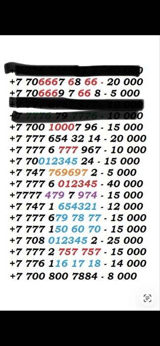 Продам номерAltel Beeline и теле2