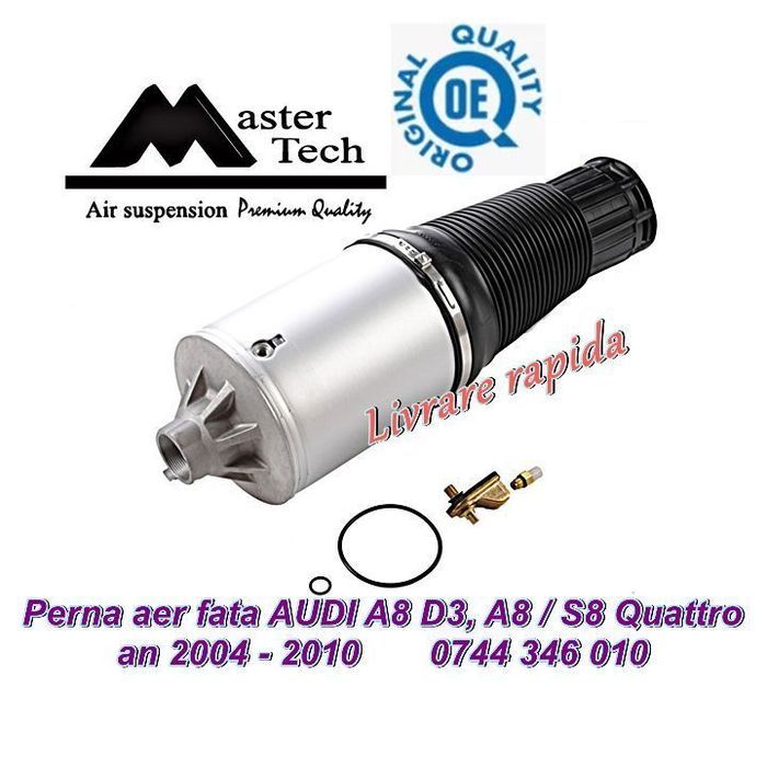 Perne aer fata / spate Audi A8 D3 4E,  A8 / S8 Quattro D3. NOU. Garant