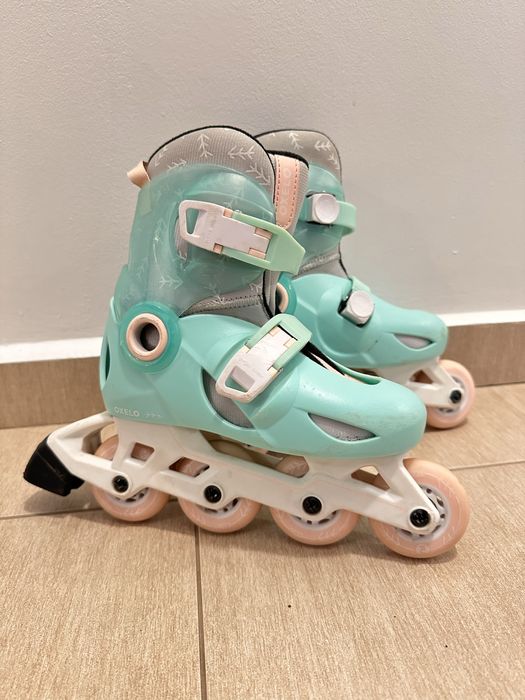 Role OXELO Play5 + aparatori palme,coate,genunchi