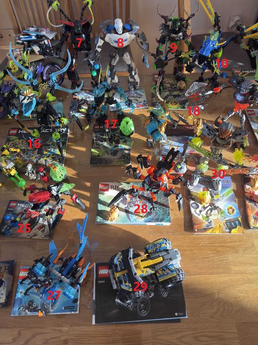 Лего конструктури LEGO Hero Factory, Bionicle, LEGO City, NINJAGO