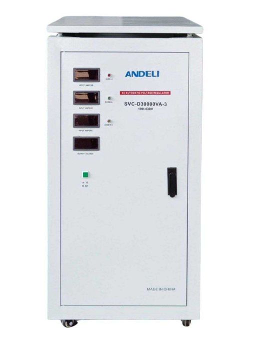 Стабилизаторы напряжения ANDELI мощностью от 5 кВт до 70 кВт