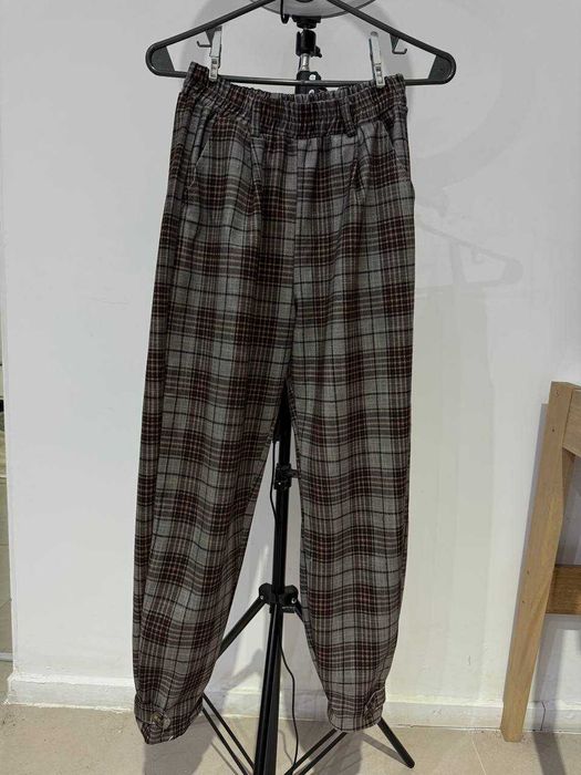 Штаны клетчатые 2 пары