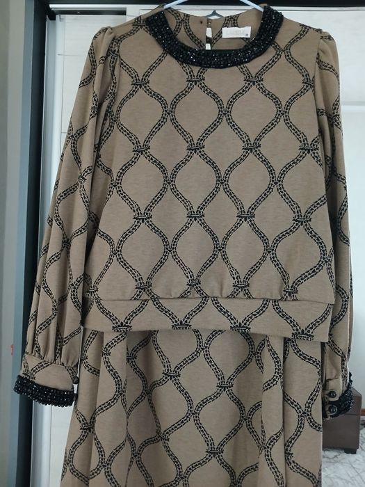 Кофта с юбкой хб